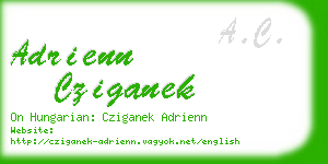 adrienn cziganek business card